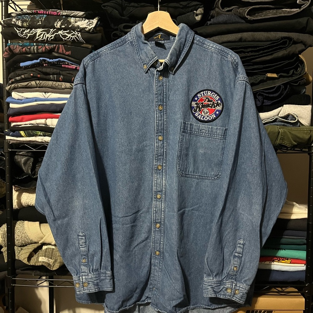 Blue Denim Shirt Jacket